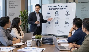 implementasi scale-up distributor sparepart