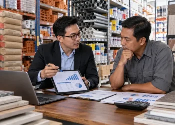 Strategi pricing bahan bangunan untuk menjaga margin keuntungan bisnis retail dan distributor