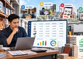 Strategi pricing multi channel untuk mengoptimalkan harga jual dan margin keuntungan distributor bahan bangunan