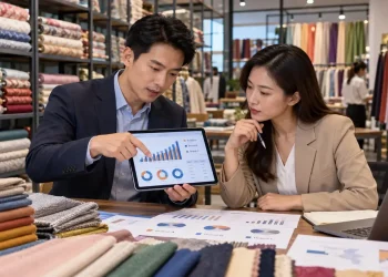 sistem sales distributor tekstil